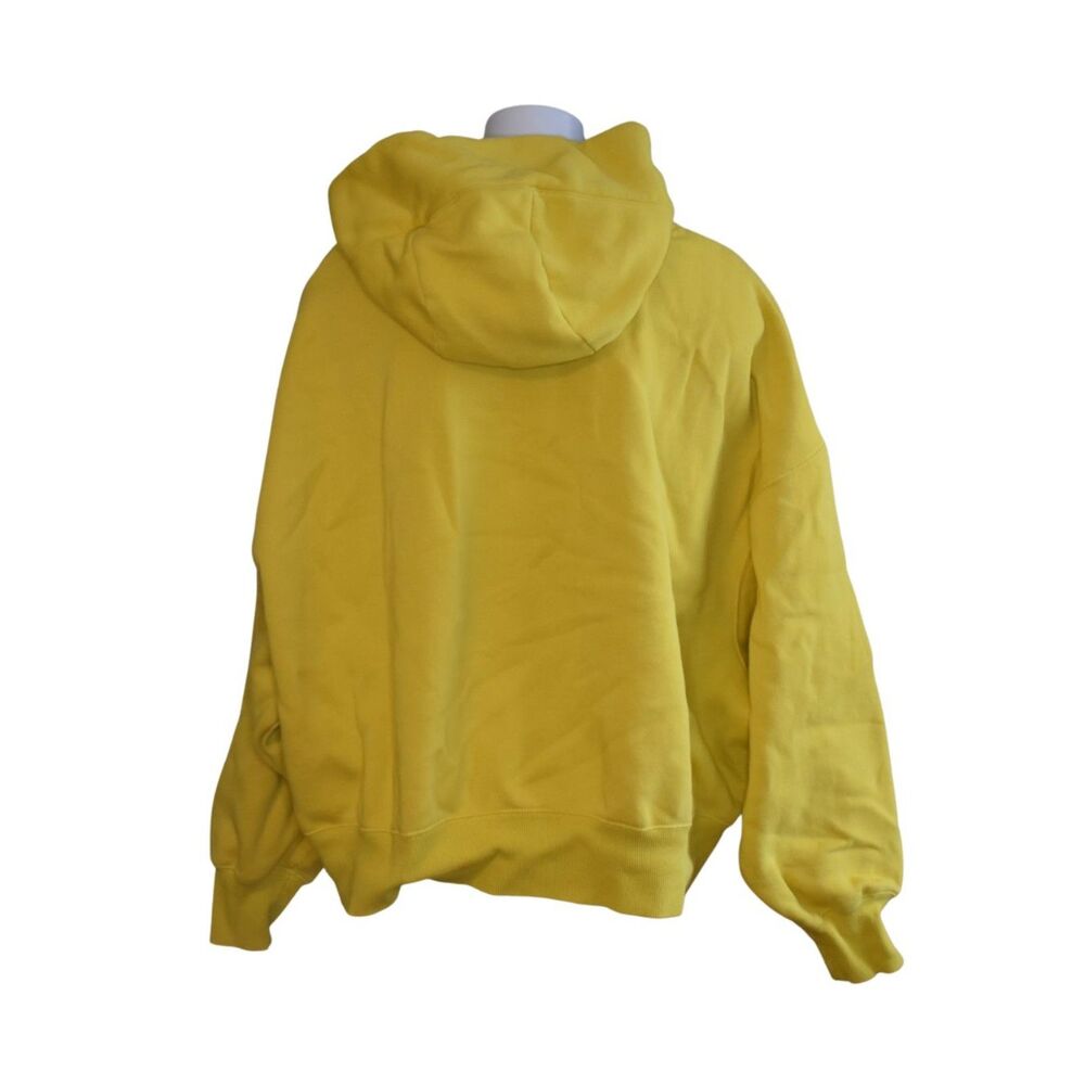 Nike Phoenix Oversized Hoodie Gold Mustard Yellow Athletic Wear Womens Medium - Picture 3 of 8